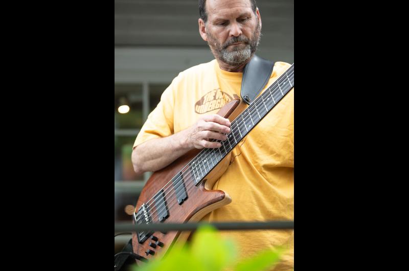 Stephen Turner of Zea May & Friends at Edgartown Books.
