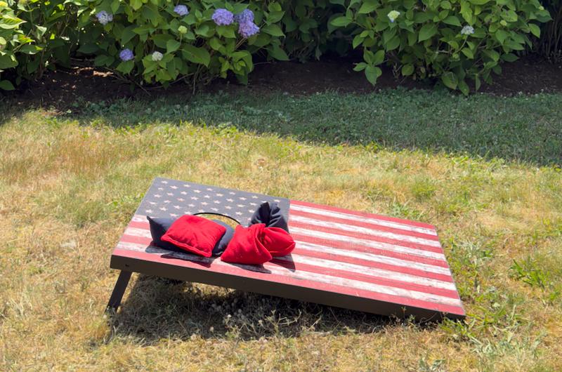 Yard games and cookouts were happening all over the Island