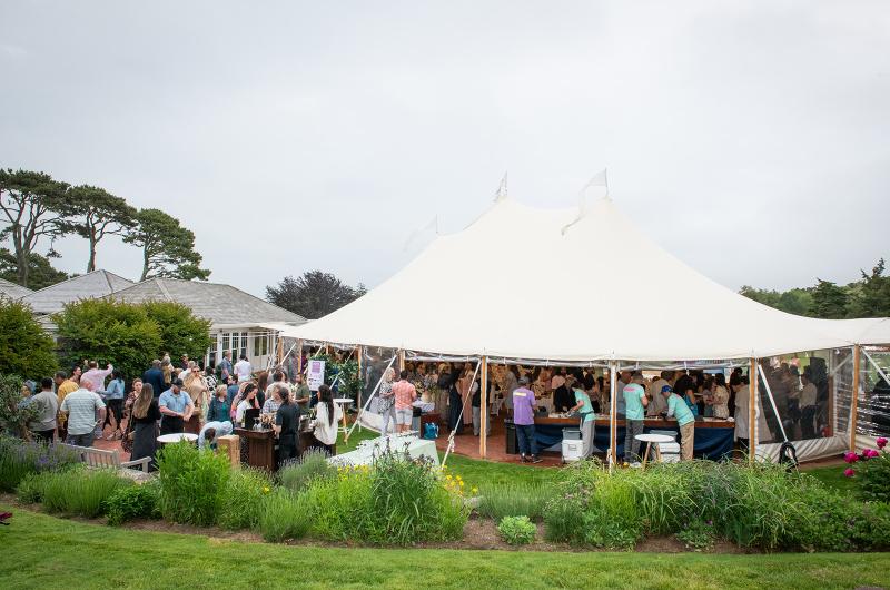 Farm Neck provides a grand location for teh event.