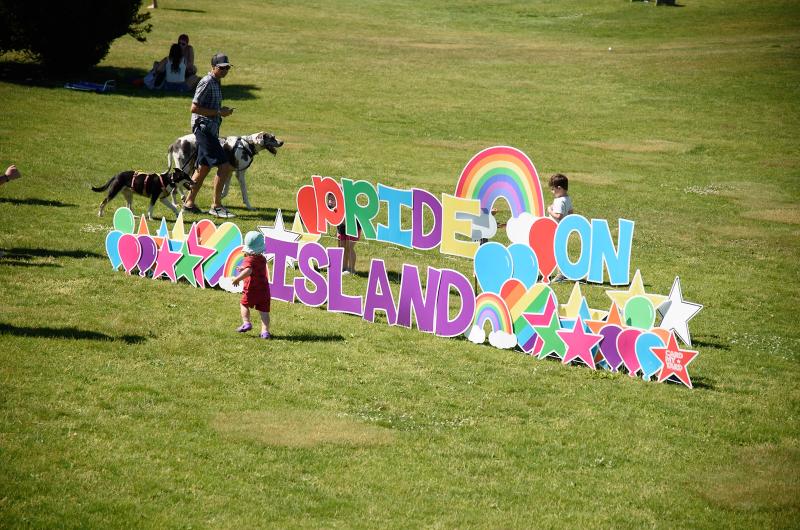 Perfect weather for Pride weekend.