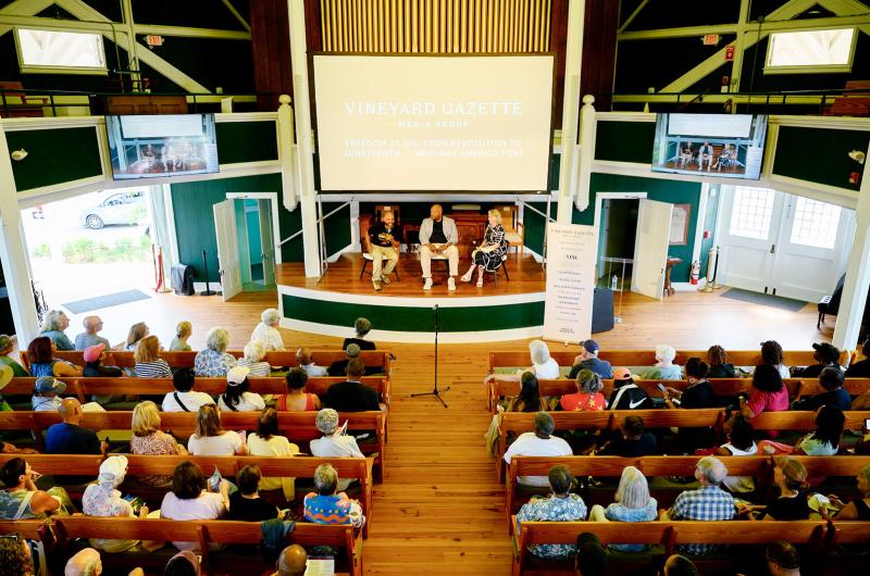 Discussions of history draw crowds in Oak Bluffs.