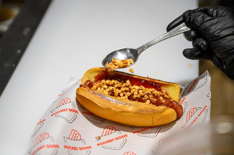 Toppings applied with care.
