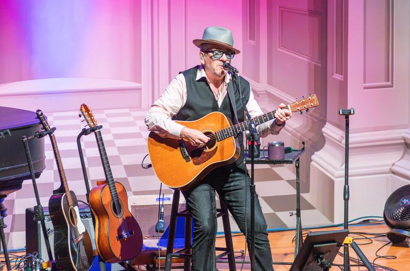 Elvis Costello performed as part of the MV Concert Series. Elvis Costello performed as part of the MV Concert Series.