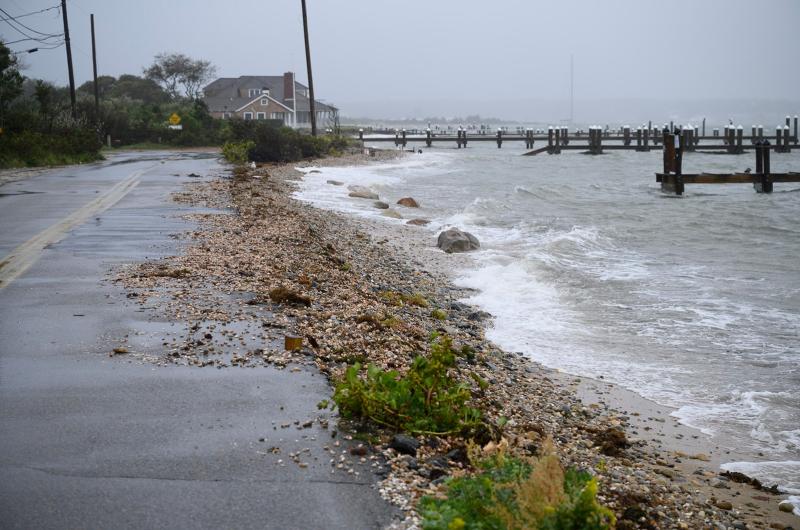 Rough roads on East Chop.