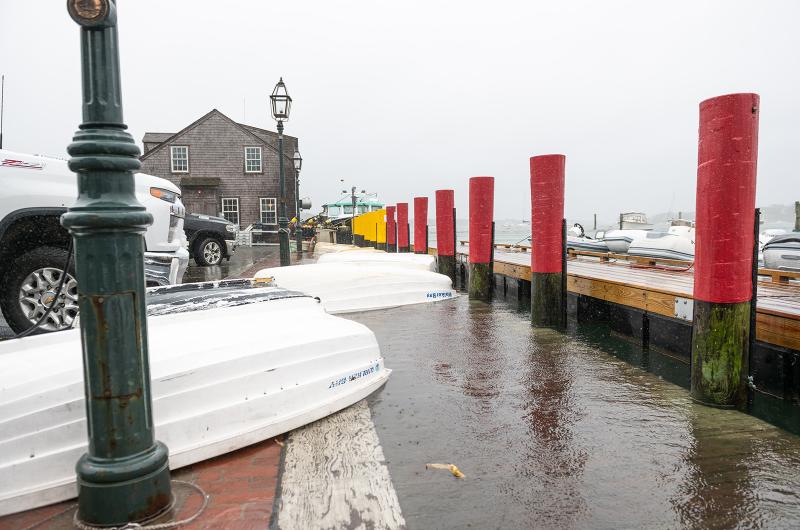 High water near the derby headquarters.