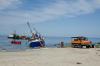 boat stranded