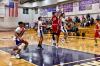 Boys basketball team at play